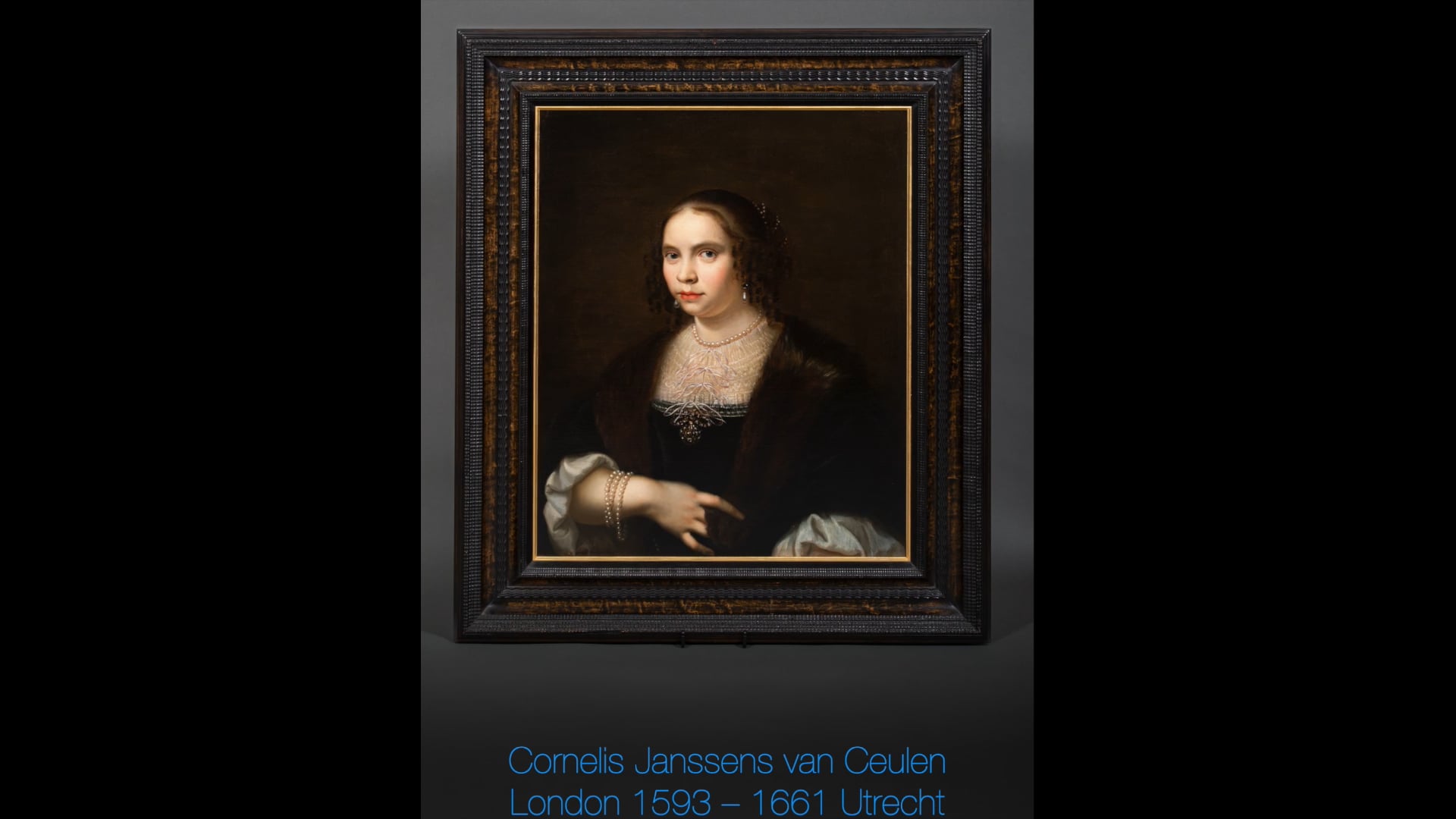 Portrait of a Lady, circa 1650' by Cornelis Janssens van Ceulen