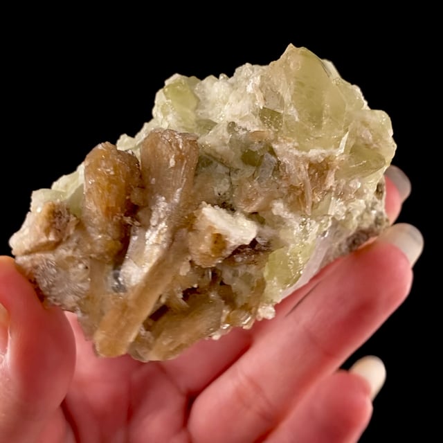 Stilbite with Datolite