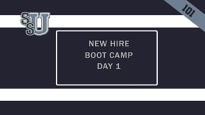 101 New Hire Boot Camp