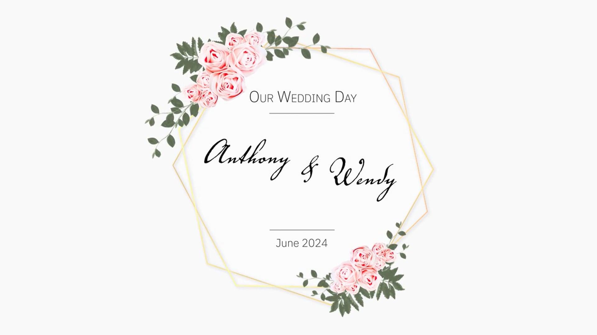 Anthony & Wendy Wedding (Recap Video)