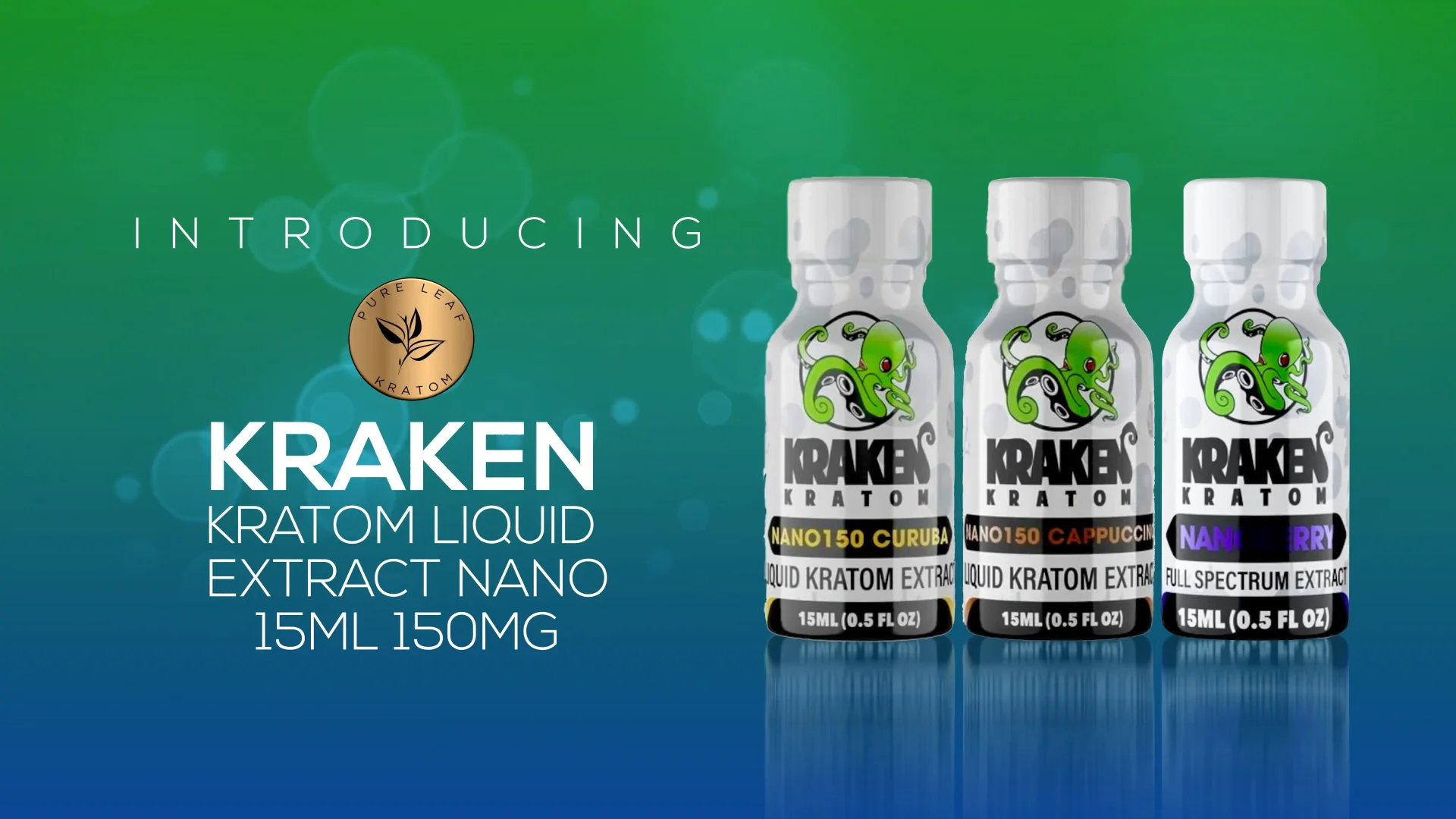 Kraken Kratom Liquid Extract Nano 15ml 150mg