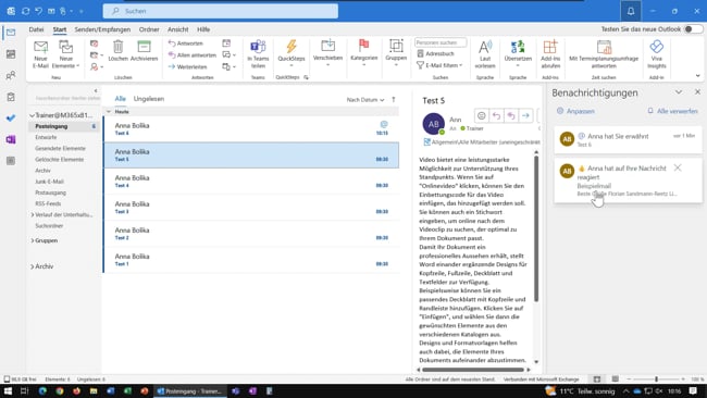 02 Benachrichtigungen