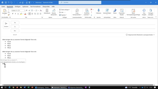 15 E-Mails-Schnellbausteine