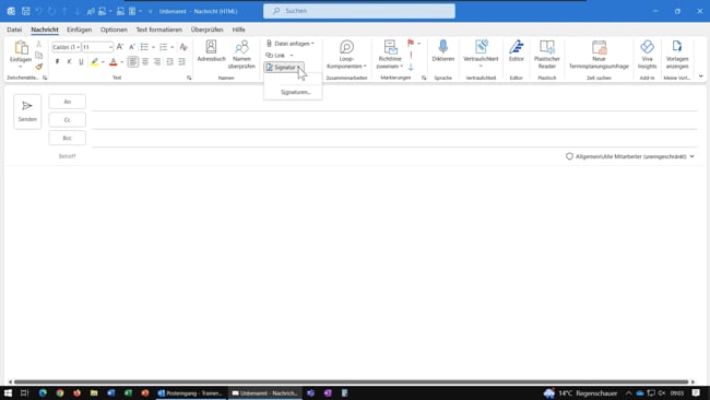 17 E-Mails- Signaturen