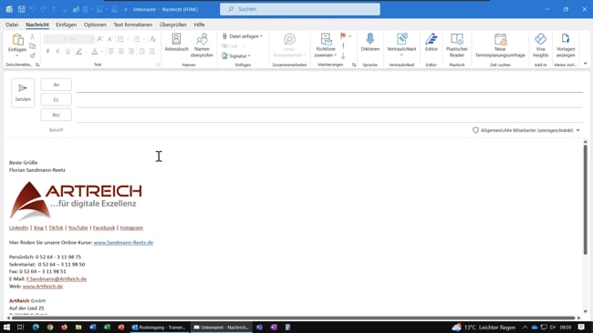 21 E-Mails Zeitversetzt senden