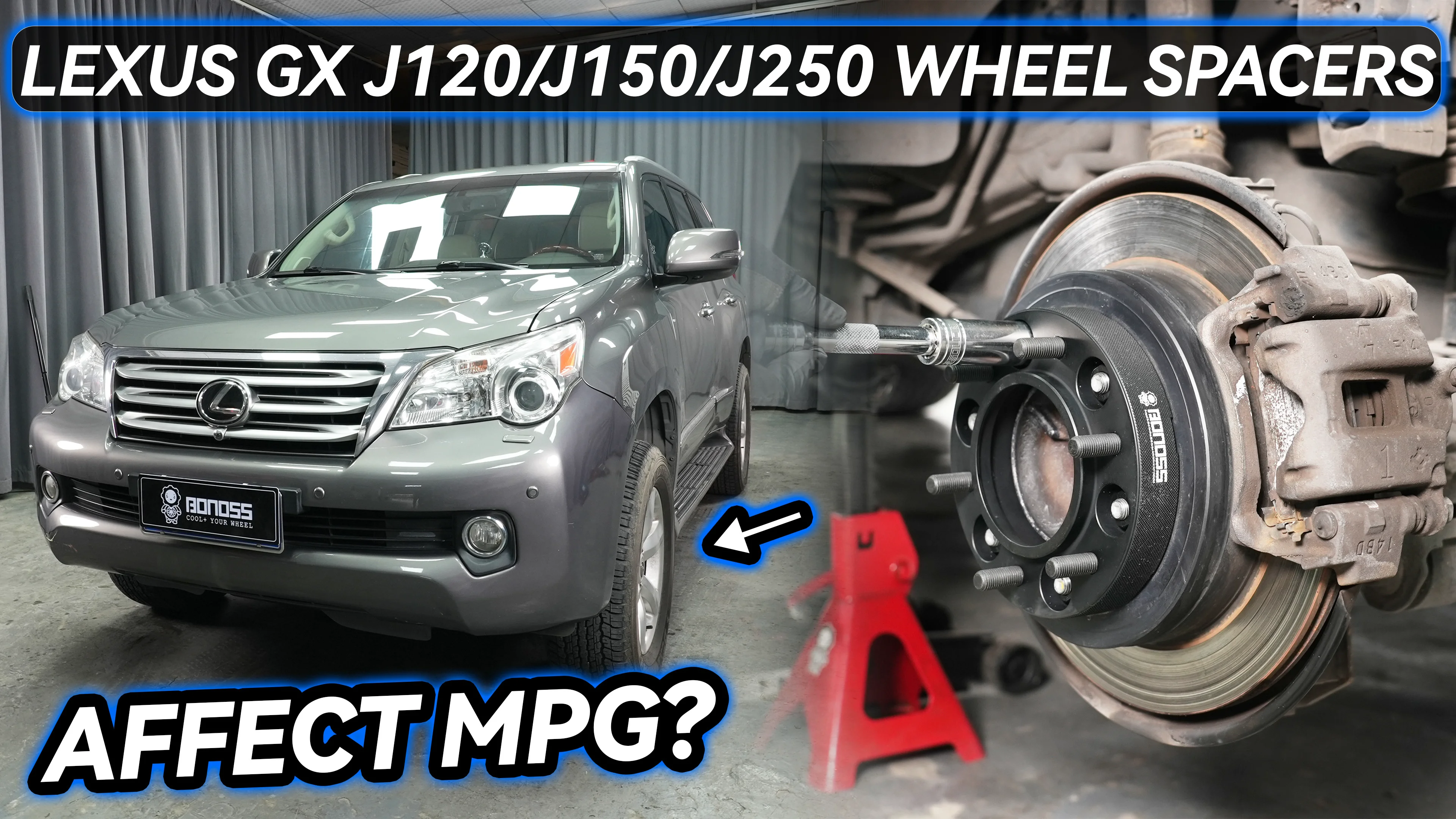 Do Lexus GX Wheel Spacers Affect MPG? BONOSS OffRoad Accessories on