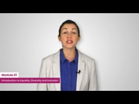 Module 01: Introduction to Equality, Diversity and Inclusion 