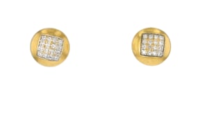C. 1990 Vintage .32 ct. t.w. Diamond Earrings in 18kt Yellow Gold