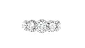 2.00 ct. t.w. Lab-Grown Diamond Five-Stone Ring in 14kt White Gold