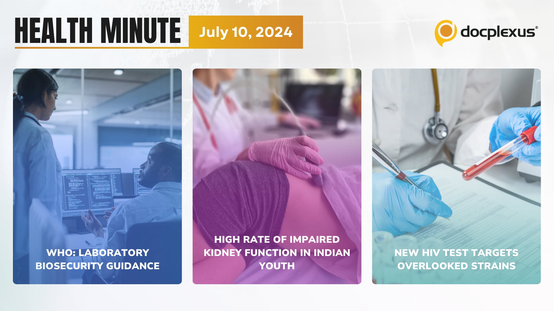 WHO Updates Diagnostic Lab Biosecurity Guidance