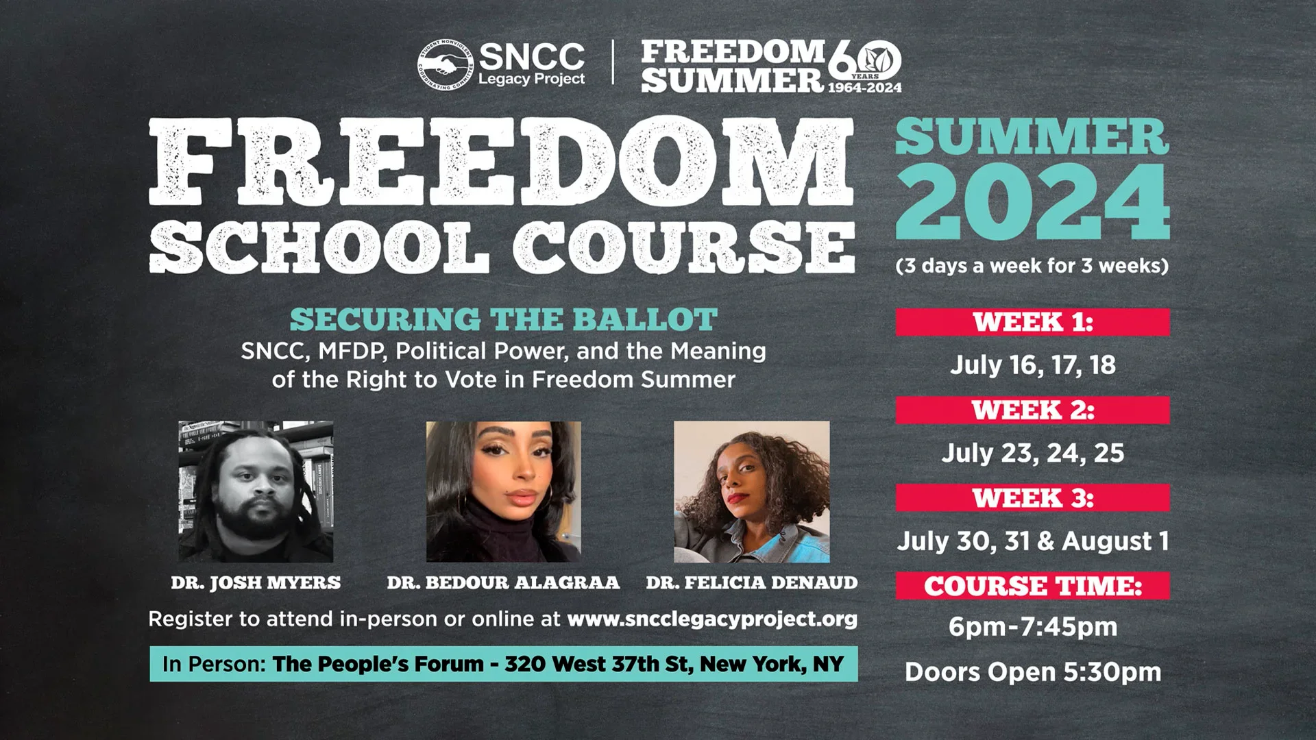 Freedom School Course - Securing The Ballot - DAY 1