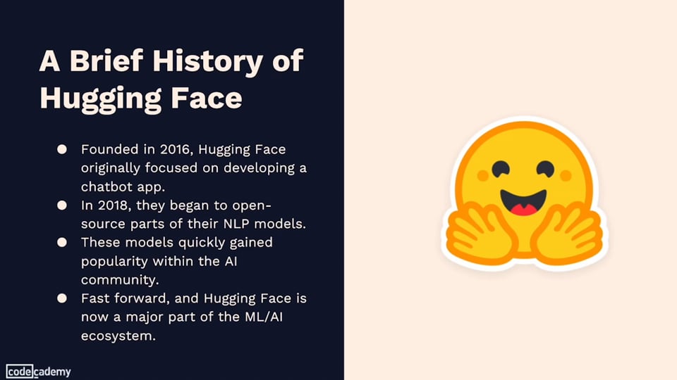 Intro to Hugging Face | Codecademy