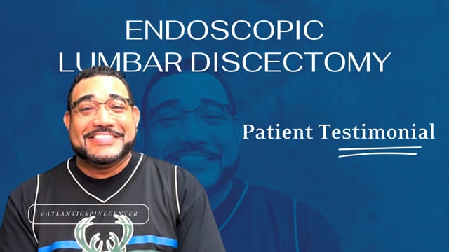 Video Testimonial by Endoscopic Lumbar Discectomy at Atlantic Spine Center - Harvey’s Testimonial