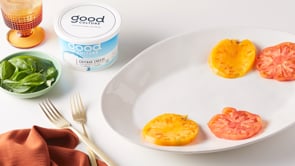 Grilled Peach and Cottage Cheese Salad Recipe