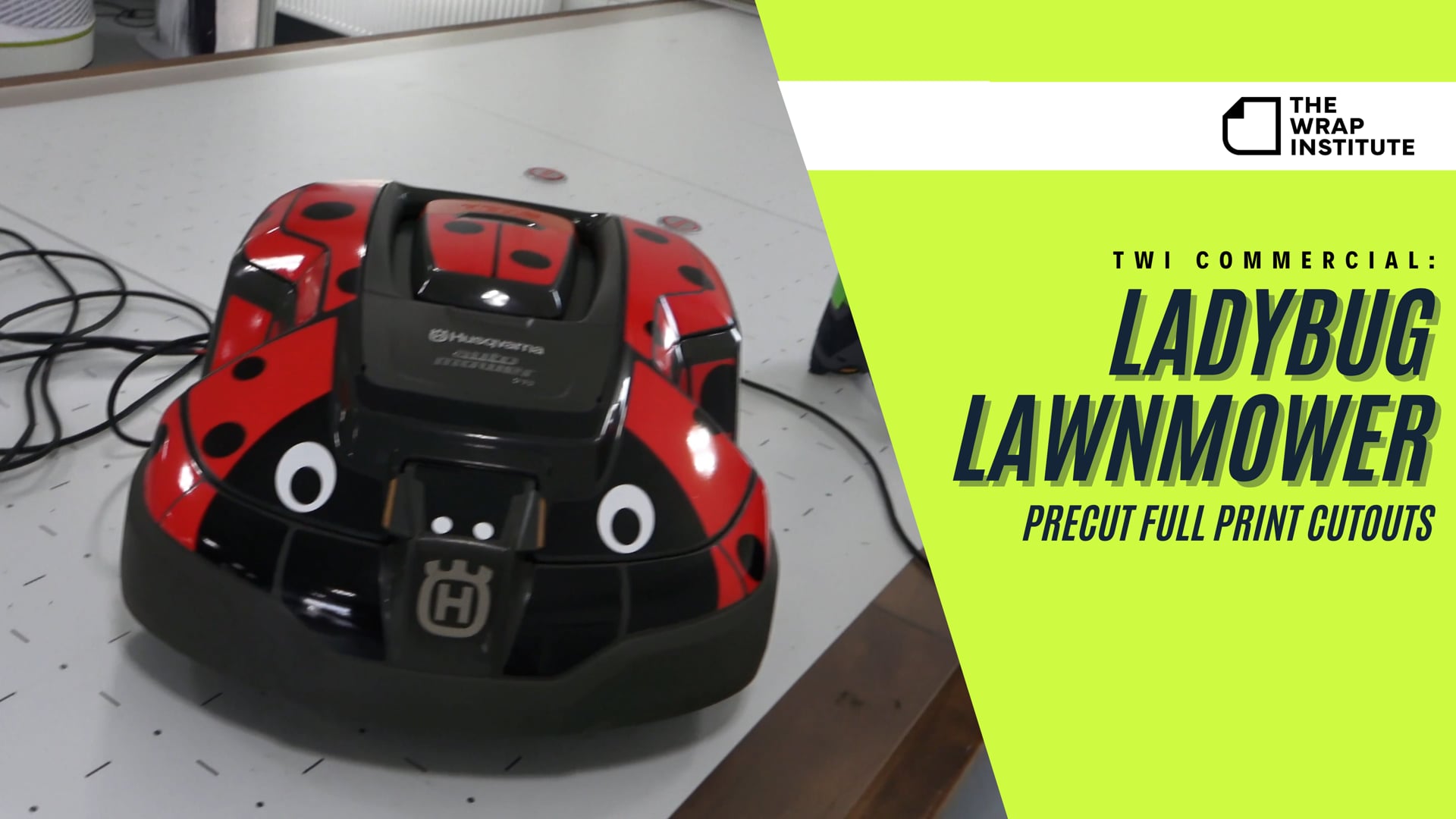 TWI Commercial: Ladybug Lawnmower - Precut Full Print Cutouts — The ...