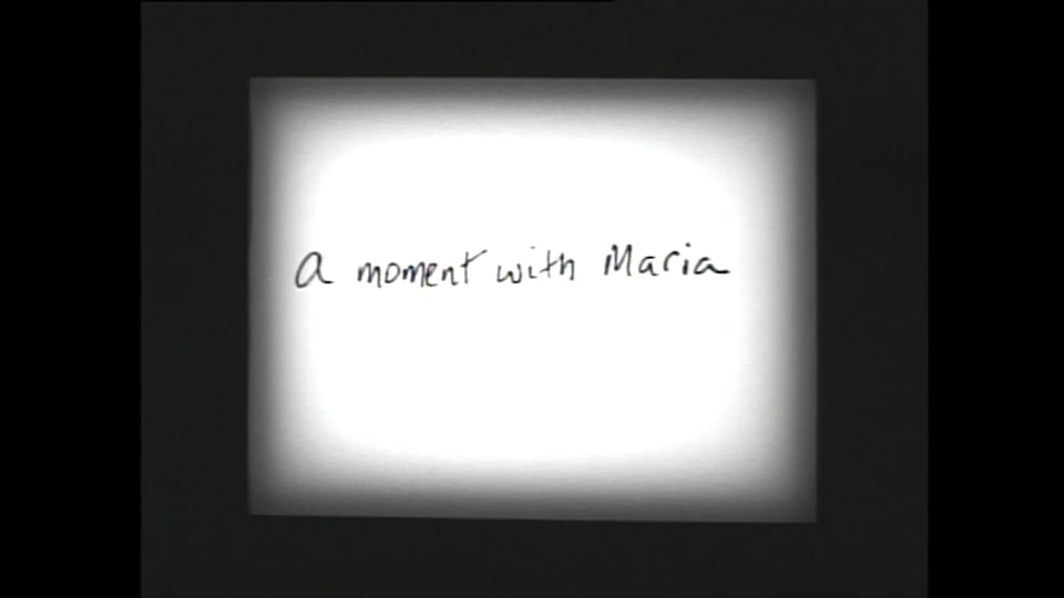 Moment with Maria, A