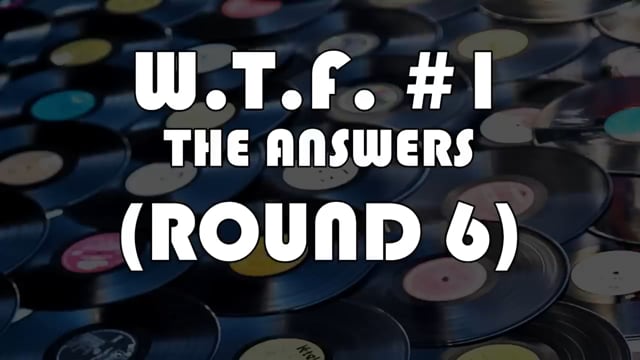 Making Record With Eric Valentine - W.T.F. #1 the answers (Round 6)
