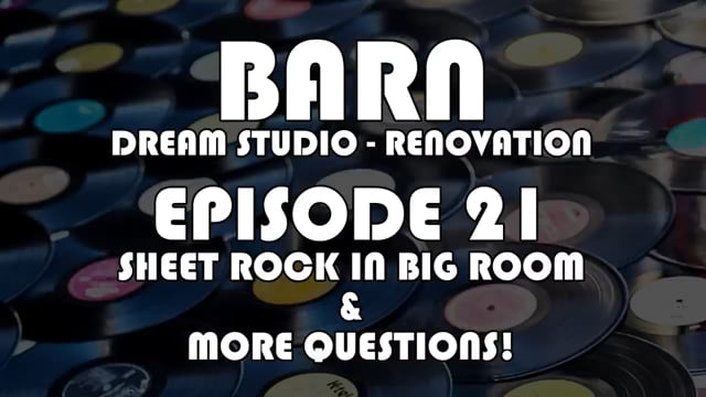 Making Records with Eric Valentine - Episode 21 - Sheet Rock in Big Room & More questions!