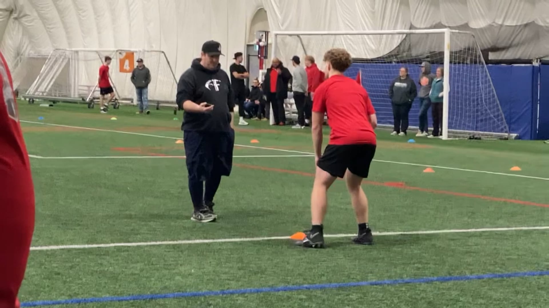 Watch PurpleShift athlete's 5-10-5 Agility: 4.34 seconds