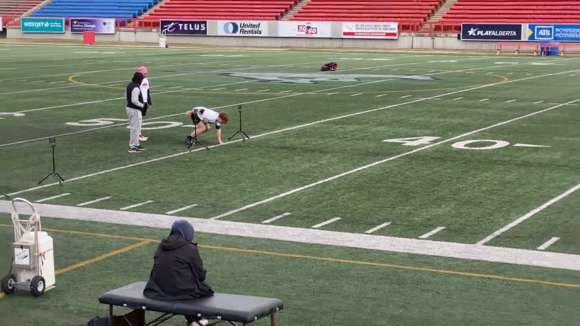 Watch PurpleShift athlete's 40 Yard Dash: 4.78 seconds