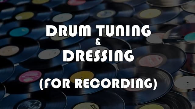 Making records with Eric Valentine - Drum Tuning and Dressing for Recording