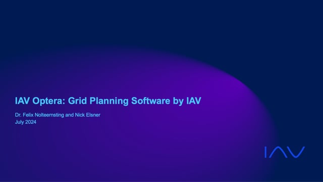 IAV Optera: Digital ants for optimal power grids