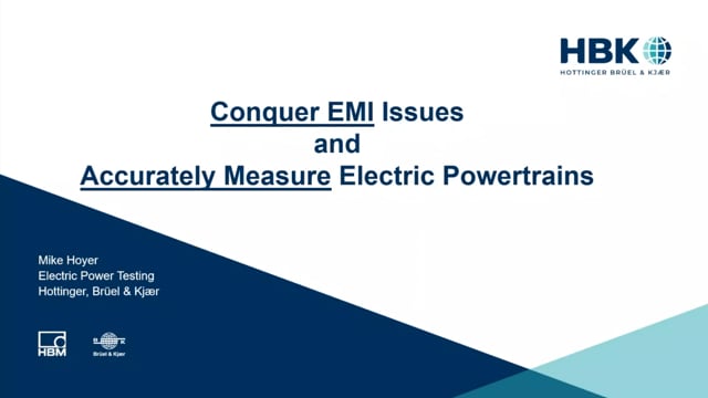 How to conquer EMI issues and accurately measure electric powertrains