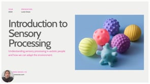 Introduction to Sensory Processing