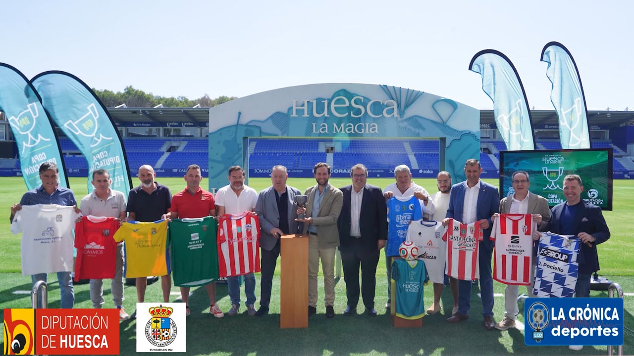 Presentación de la Copa Diputación, un torneo único para potenciar el territorio y apoyar a los clubes de la provincia