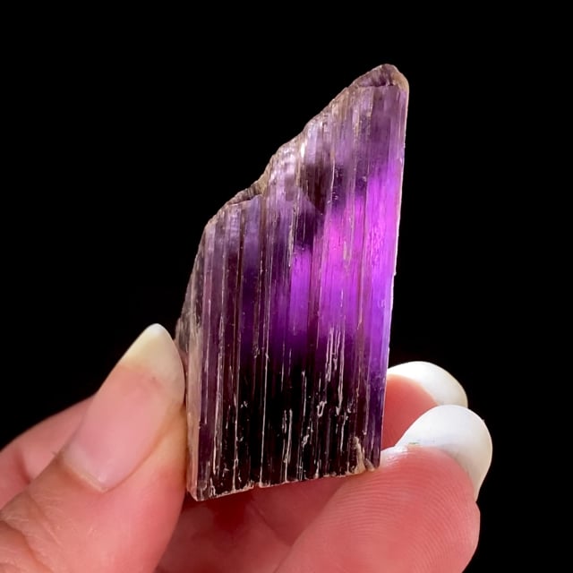 Lepidolite (gemmy crystal)