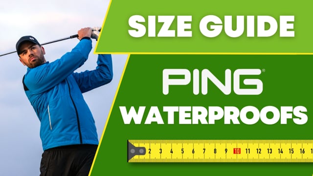 Ping Golf Waterproofs Size Guide