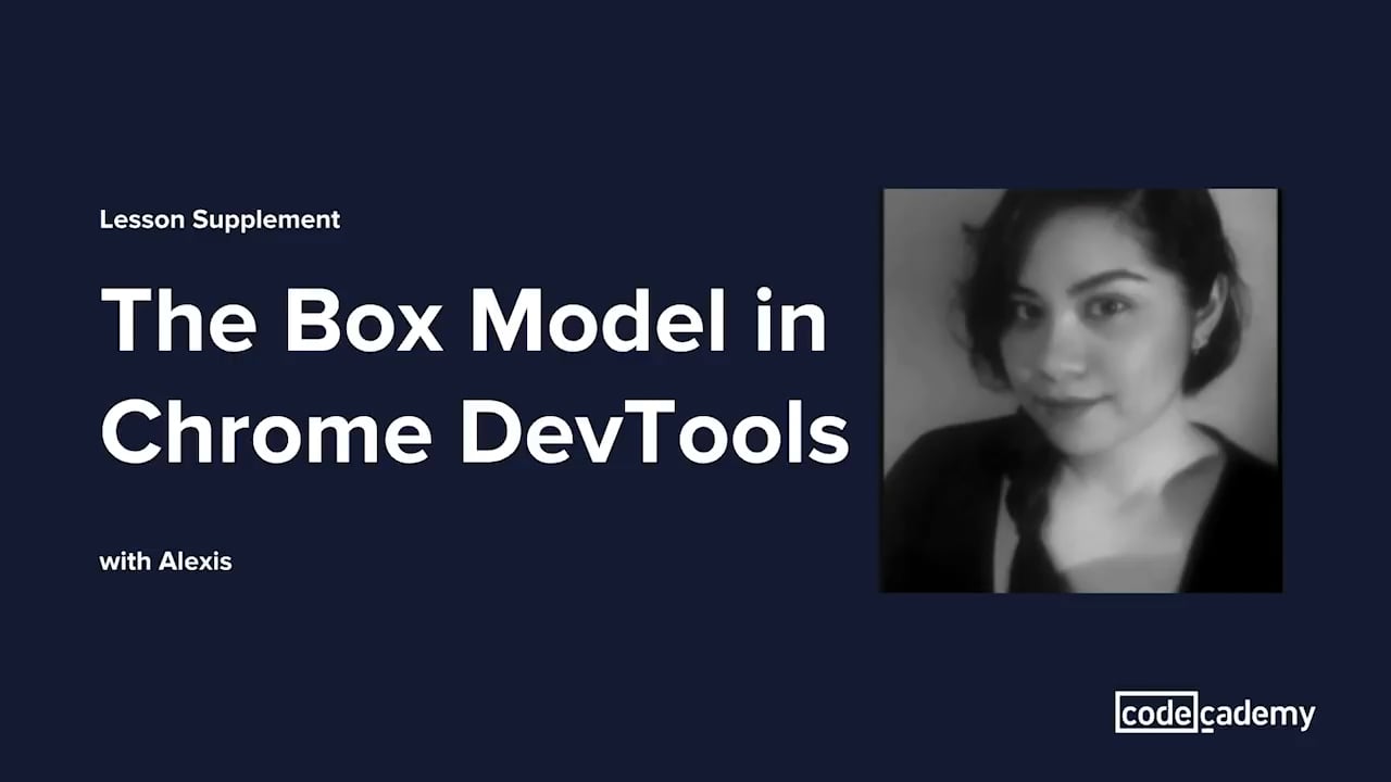Video: The Box Model in Chrome DevTools
