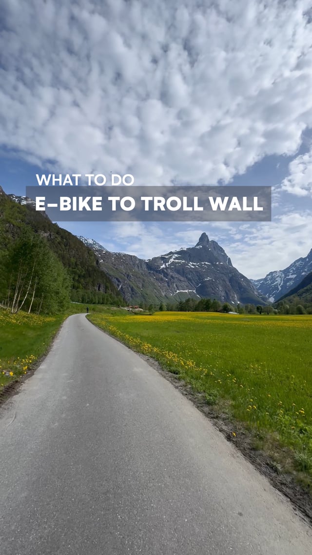 E-Bike to Troll Wall