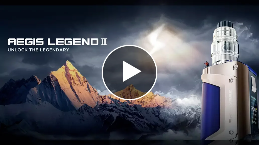 geekvape aegis legend 3 battery Aegis Legend 3 Kit by Geek Vape: Dual batteries and 5.5ml clearomizer main image 1