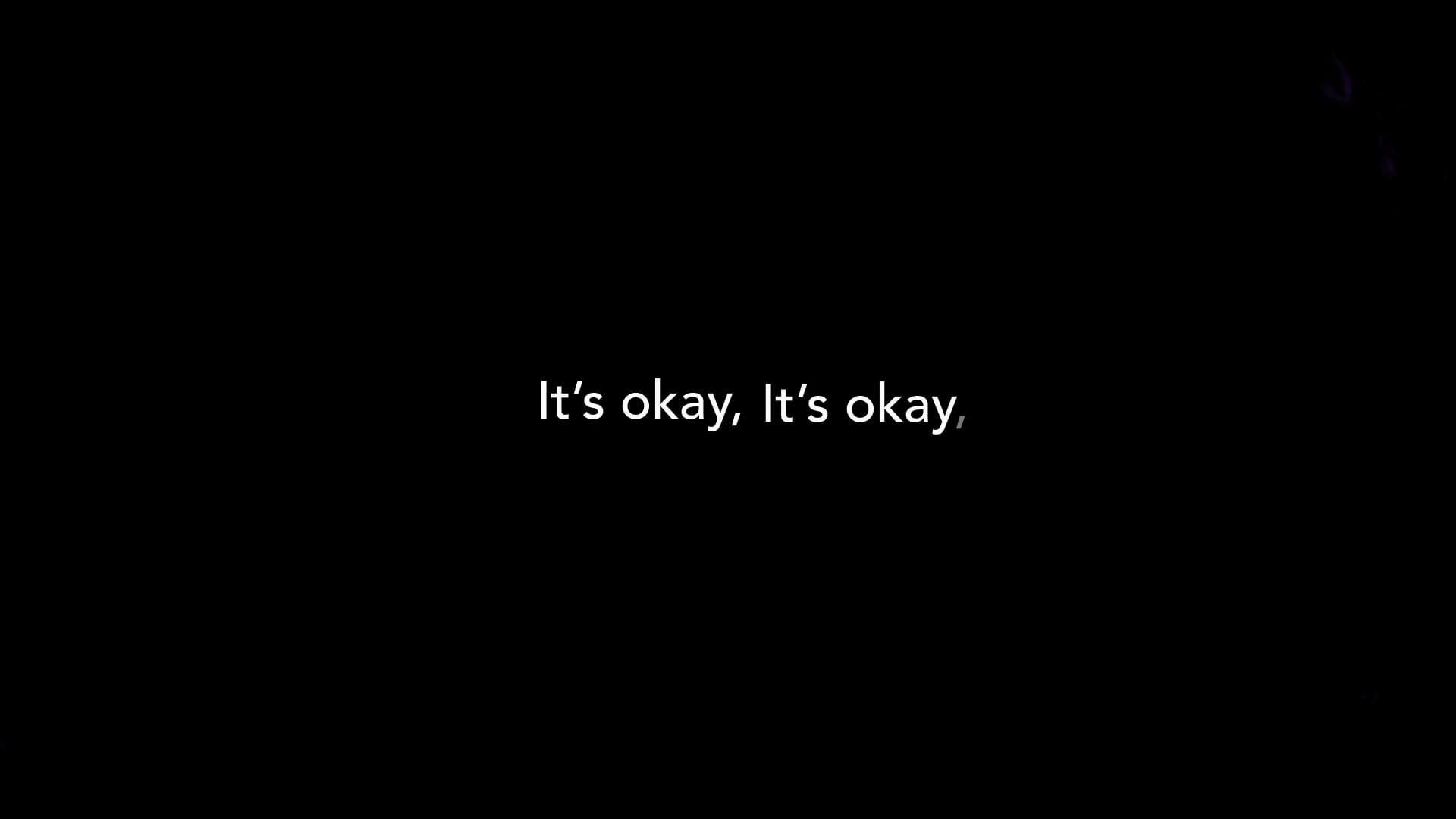 Lyric video Somebody