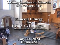 Funeral Service for Henry G. Holmgren 7/13/2024 10:00 AM