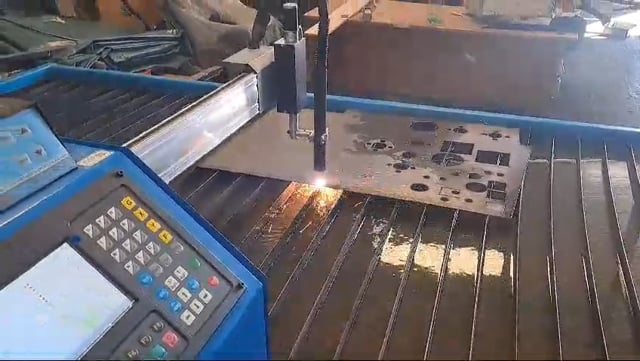 Precision cut on Metal