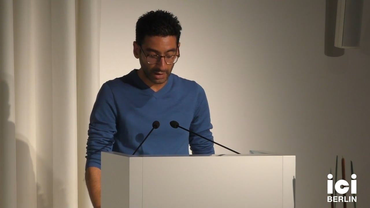 Talk by Nicholas Baer