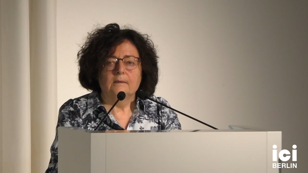 Talk by Gertrud Koch