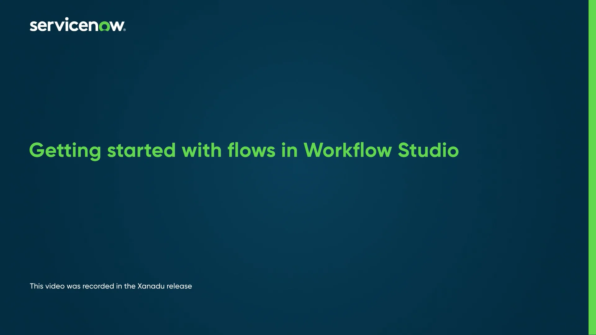Create a flow in Workflow Studio