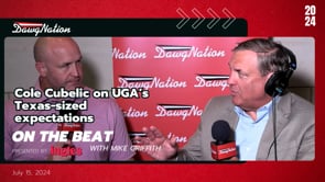 Cole Cubelic discusses UGA’s Texas-sized expectations at SEC Media Days | On The Beat