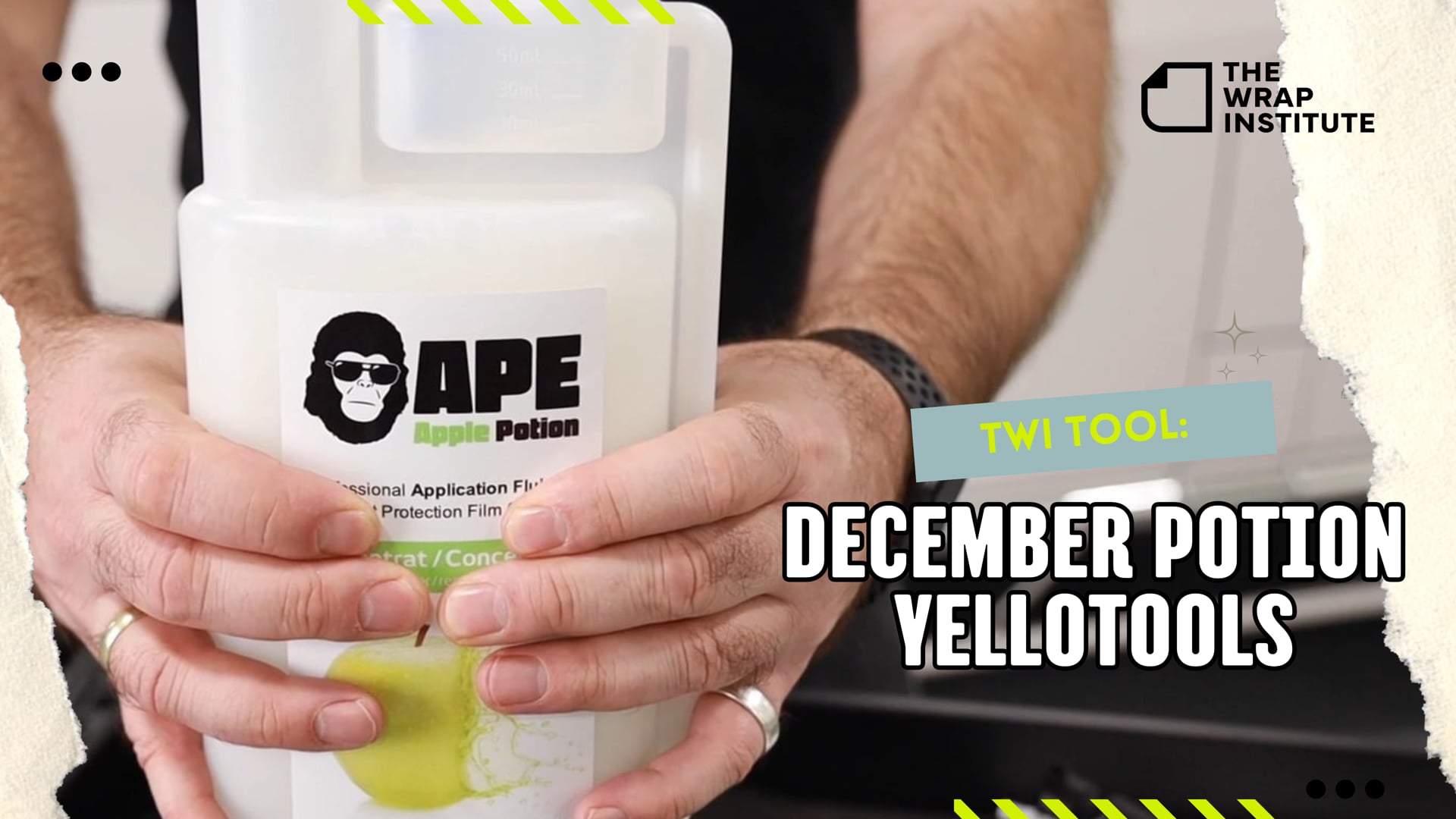 TWI Tools: December Potion Yellotools — The Wrap Institute