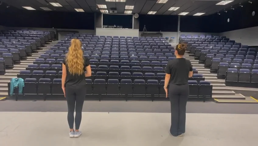 Audition dance back