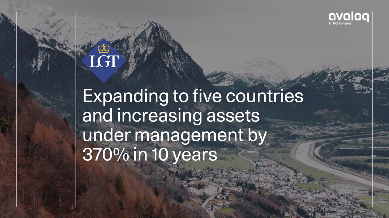 LGT testimonial about Avaloq