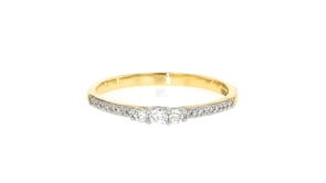 15 ct. t.w. Diamond Ring in 14kt Yellow Gold