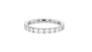 1.10 ct. t.w. Moissanite Eternity Band in Sterling Silver