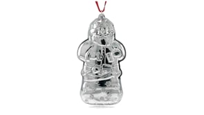 Wallace 2024 Annual Sterling Silver Santa Ornament - 8th Edition