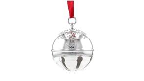 Reed & Barton 2024 Annual Silver Plate Holly Bell Ornament - 49th Edition