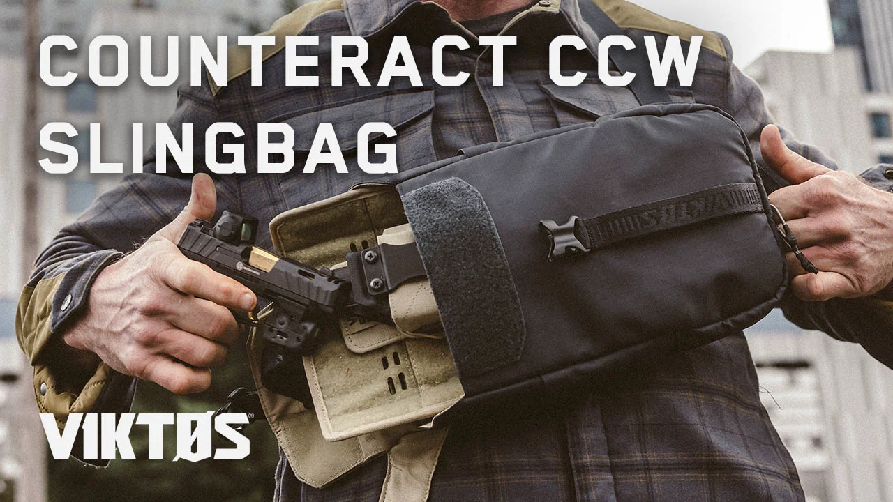 Concealed Carry Sling Bag For Men & Women - CCW Crossbody With Hidden Gun Pocket