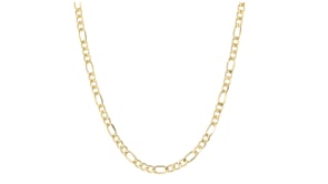 3.5mm 14kt Yellow Gold Figaro-Link Necklace